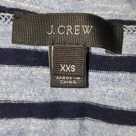 J. Crew Striped Side-Zip 3/4 Sleeve Dress - Picture 10 of 10